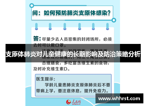 支原体肺炎对儿童健康的长期影响及防治策略分析